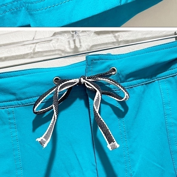 COOLIBAR Mens UPF 50+ Turquoise Performance Amphibian Shorts Back Zip Pockets XL - Picture 4 of 7
